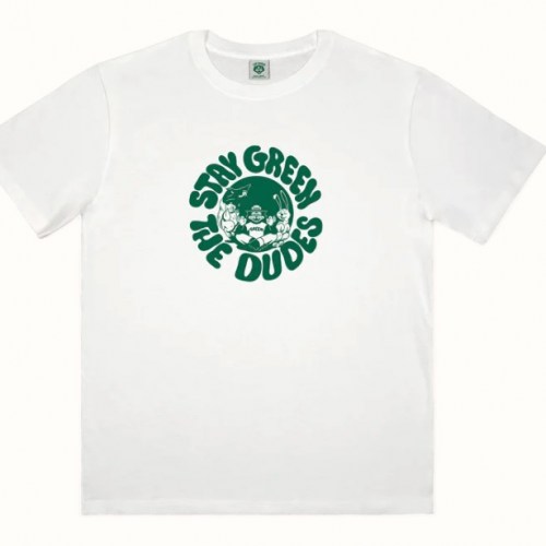 Dudes Green Dudes T-Shirt off white